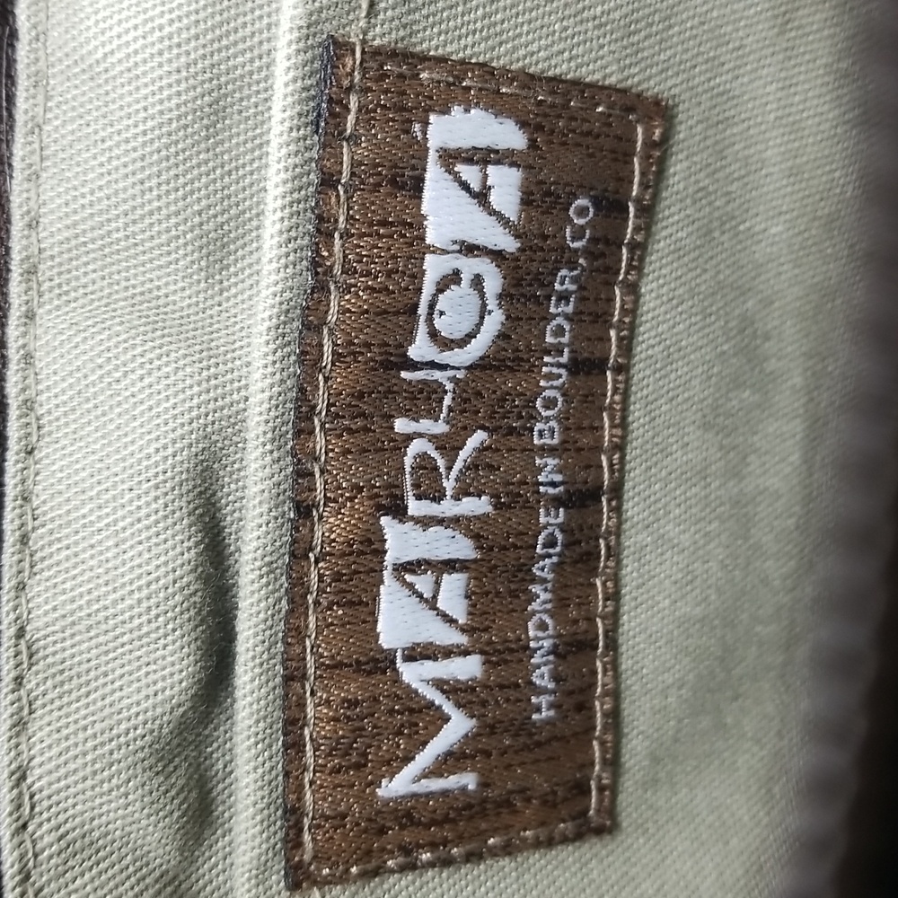 Maruca Brown & Green "Cafe Sling" Handmade in Boulder, Colorado Crossbody Bag - Picture 3 of 14
